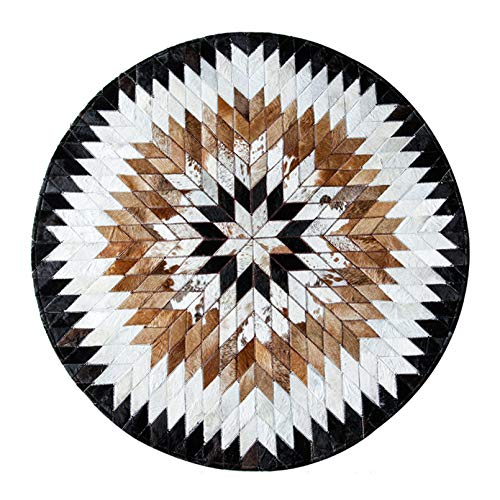 Decoración del hogar Alfombra de piel de vaca natural Tapetes De Cuero Impresos,...