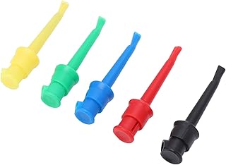 Gancho de teste, sondas de teste de multímetro eficientes de 5 cores pequenas para circuito de rotina