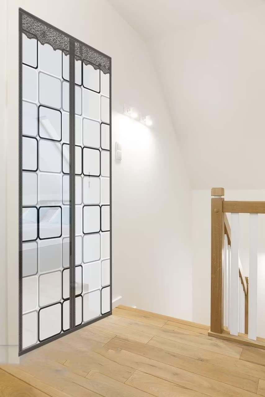 Screen Door ,Insulated Door Curtain Fits Door Size 36 x 82