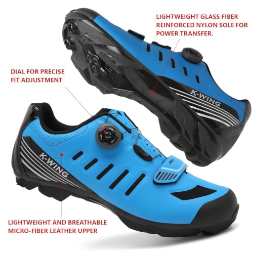 Image of Unisex Cycling Shoes Compatible with pelaton Indoor Road Bike Shoes Mountain Bike Shoes for Men and Women Delta Cleats Clip Outdoor Pedal Bicycle Shoes MTB Shoes for Men