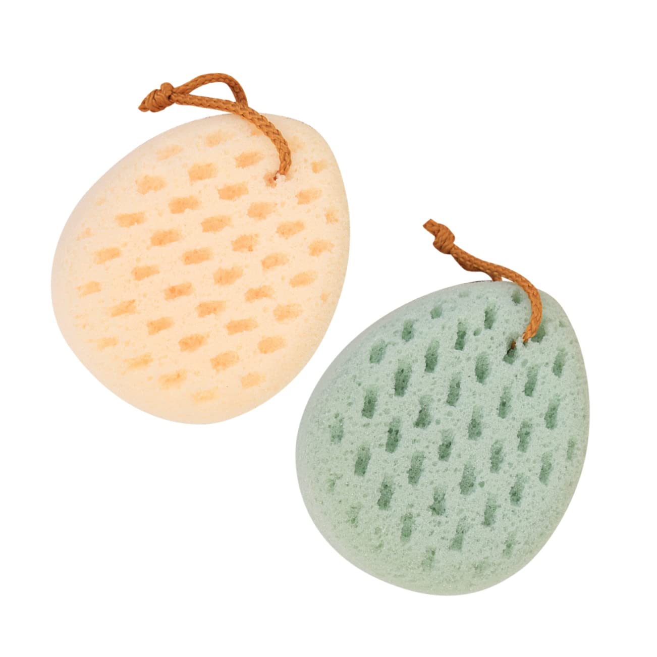 6 Piezas Esponja De Ducha Exfoliante Esponja De Lufa Para El Cuerpo Esponja De Fibras Naturales Cepillo De Esponja De Baño Exfoliante De Esponja Vegetal Esponjas Suave Almohadón