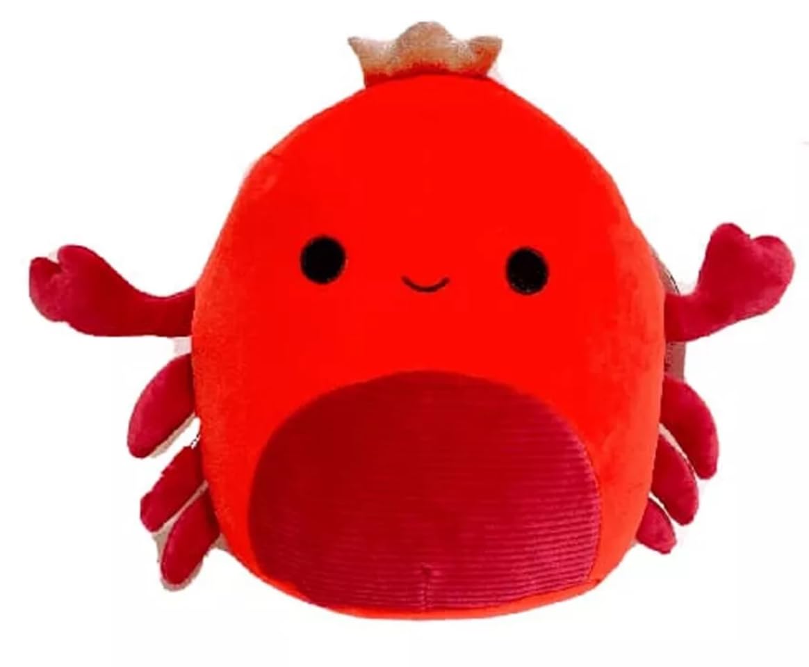 Squishmallows SQCR06528 - Georgios the Crab 40 cm, Official Kelly Toys Plush, Super Soft Cuddly Toy