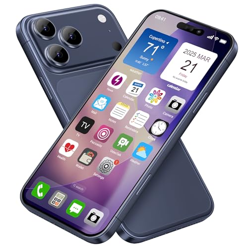 Perusha Téléphone Jouet Publicité Téléphone Portable en Métal Fausse Maquette Non Fonctionnelle Réplique 1:1 Téléphone pour Phone 17 Pro Téléphone Jouet...