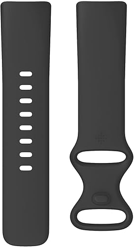 Fitbit Charge 5 & 6 Infinity - Correa de accesorios, producto oficial, negro, grande