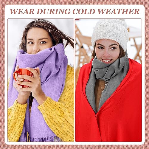 Liitrsh 33 Pcs Pashmina Shawls and Wraps Bulk Wedding Scarf for Bridemaid Party Favors Bridal Shawl Gifts for Guest4