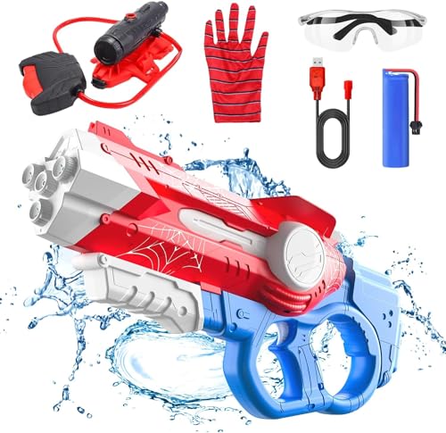 EagleStone Elektrische Wasserpistole Groß für Kinder Erwachsene, Automatische Spinnen Spritzpistolen 10 M Reichweite 110...