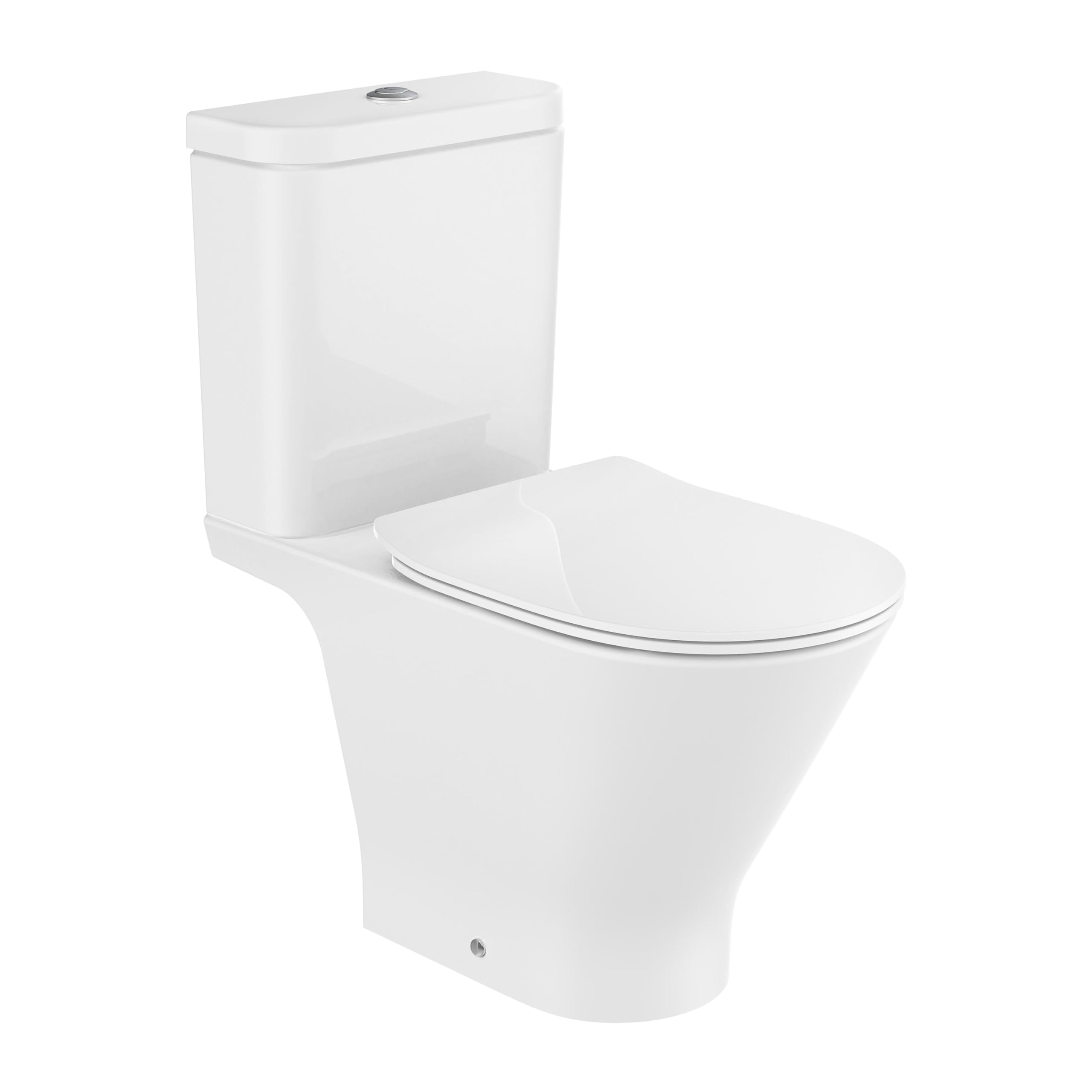 ROCA Pack WC sans bride The GAP - Roca - Sortie Duale - 79x37cm - Blanc - Espace toilettes