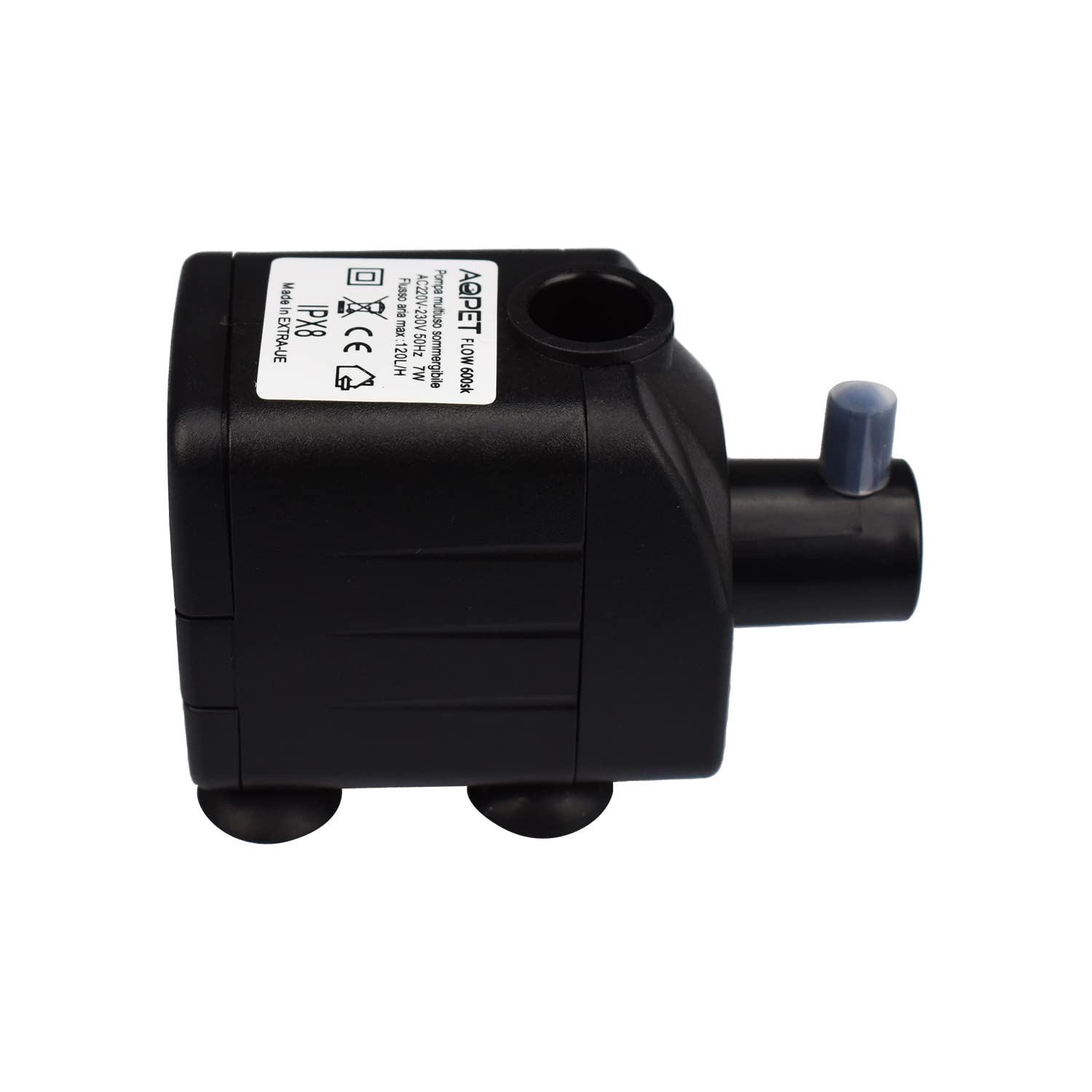 AQPET Poseidon XS Mini Schiumatoio per Acquario da Appendere per Acquari Fino a 100 Litri, Bianco