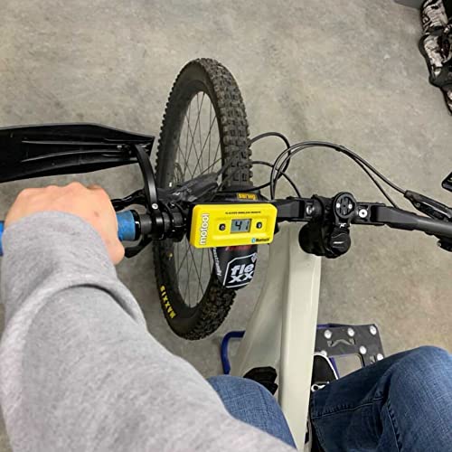 Image of Slacker Wireless Remote Display - Bike Tool for Accurate Sag Setup and Suspension Tuning, Compatible with Slacker V5 (Yellow) - LCD Wireless Display for Smooth, Reliable Real-Time Measurement