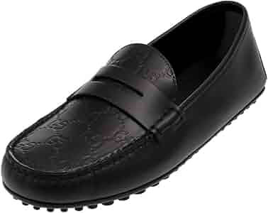 GUCCI グッチ ブラックレザー ローファー Amazon.co.jp: [グッチ] ローファー メンズ レザー 431063 CWD20
