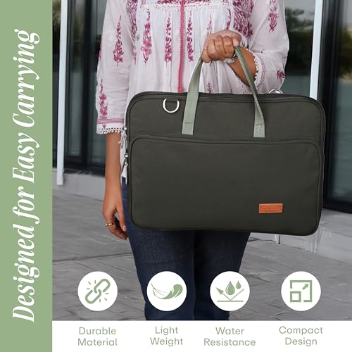 Image of Protecta Windfall 15.6 Inch Laptop Bag for Men & Women - Durable, Water-Repellent Office & Travel Macbook Messenger Bag with Padded Laptop Sleeve, Stylish Bag for Work, School and College