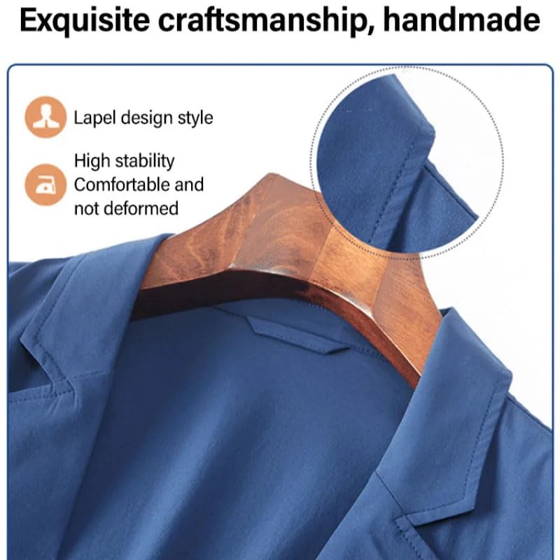 Ultra Thin Ice Silk Suit Jacket Summer Men Blazer Breathable Stretch Casual Suit Plus Size Lightweight Blazers2