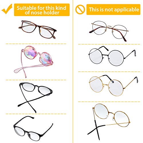 50 Paia Naselli per Occhiali da Vista Silicone