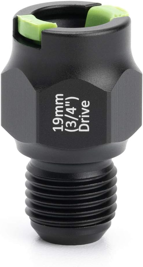 1/4" SAE Quick-Connect to -6AN Fuel Line Adapter, Male AN to SAE EFI Female Push-On, 7075 aluminum