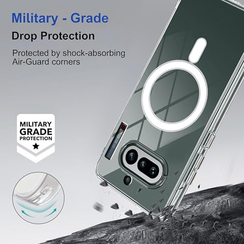 Image of amazon basics Back Case Cover for Nothing Phone (4a) | Scratch-Resistant Back Cover | Clear