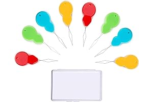 30 Gourd Shaped Plastic Needle Threaders