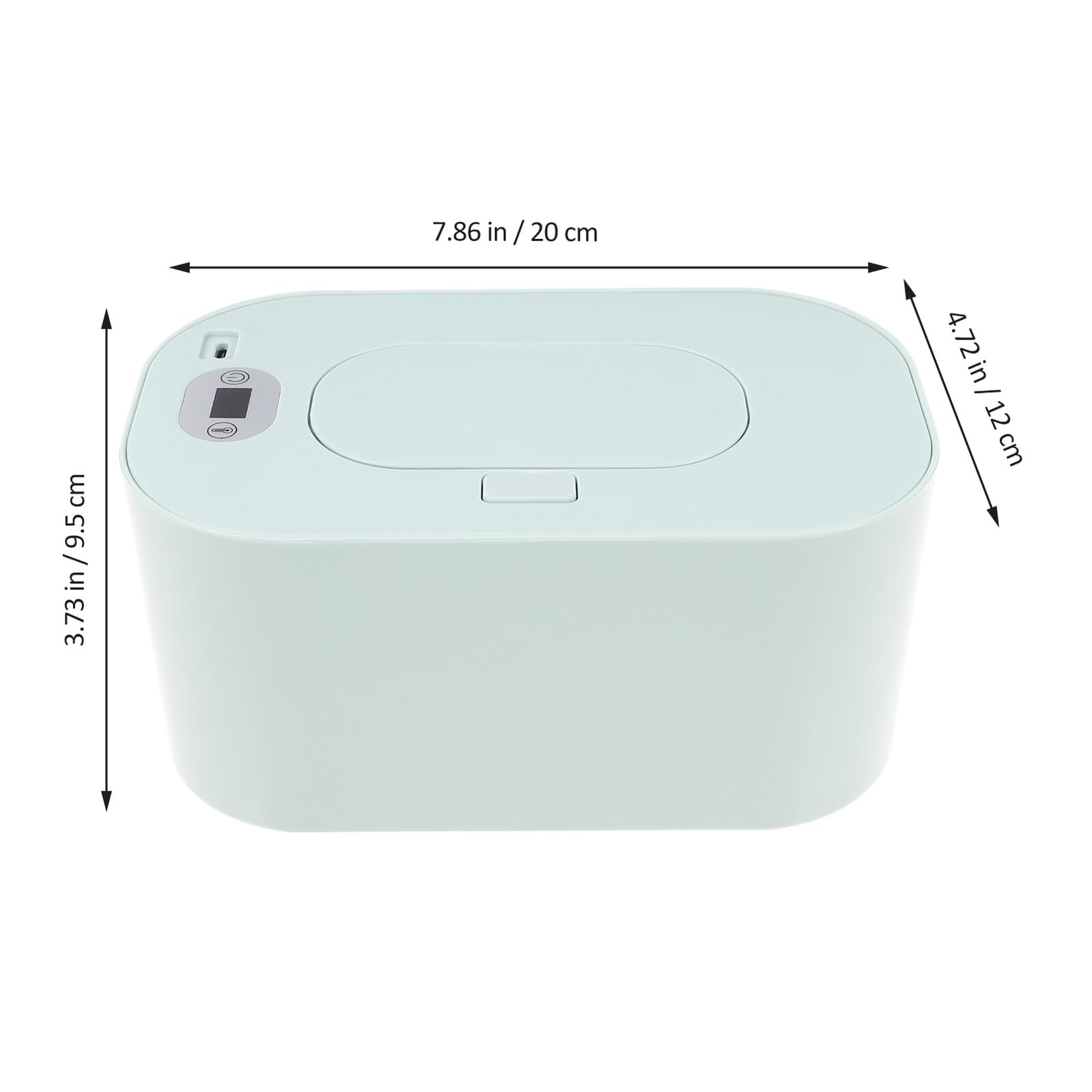 Calentador de Toallitas Portátil USB para Bebés con Control de Calor Ajustable, Material Abs y Pp, Dispensador Resistente para Uso en Hogar y Coche