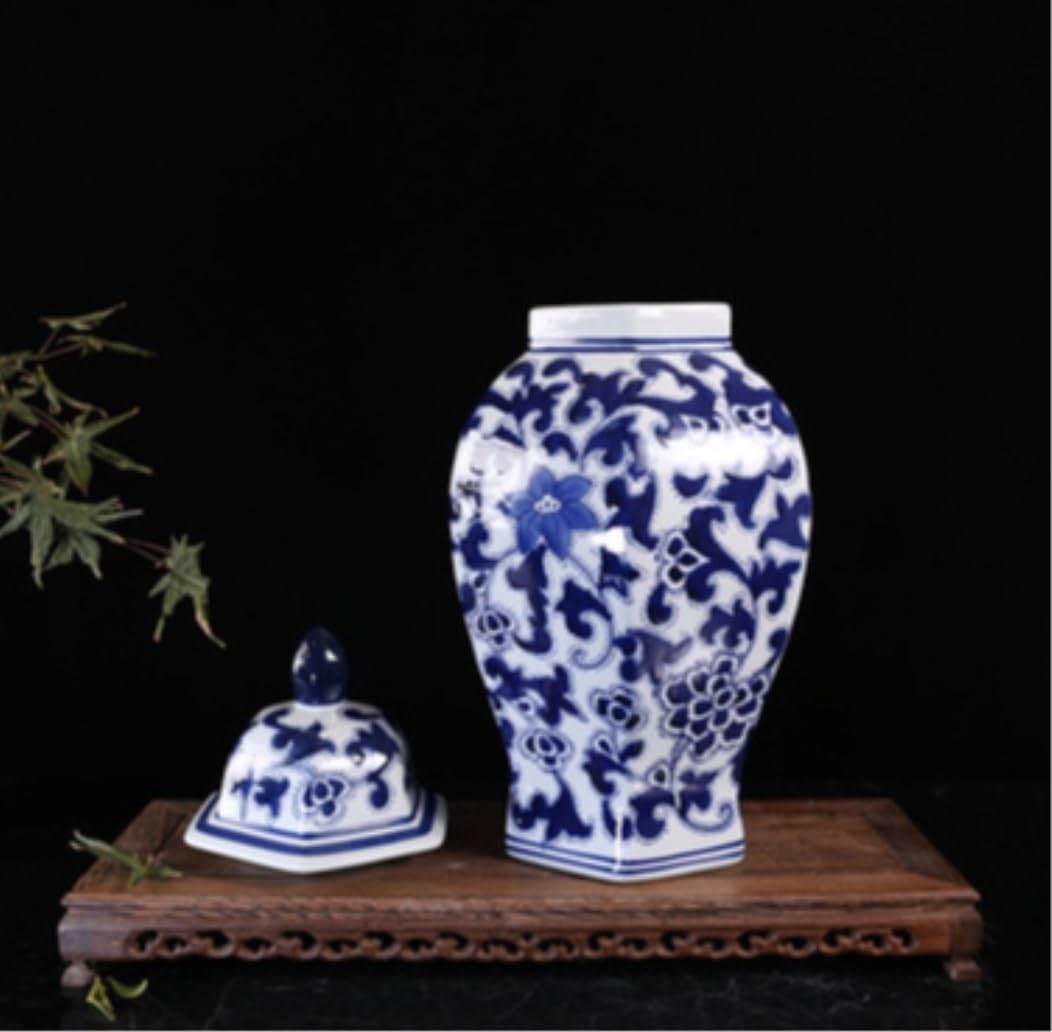 Słoik Imbirowy Dekoracyjne Słoiki Z Imbirem Starożytna Chińska Porcelana Ceramiczny Słoik Świątynny Z Uszczelnionymi Pokrywkami Domowa Jadalnia W Kuchni Jingdezhen Antyczny Styl