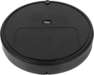 NUOBESTY Cleaning Robot Toy Floor Sweeper Toy Robot Vacuum Cleaner Toy Sweeper Cleaning Tool Toy Role Play Toy for Children (Black)