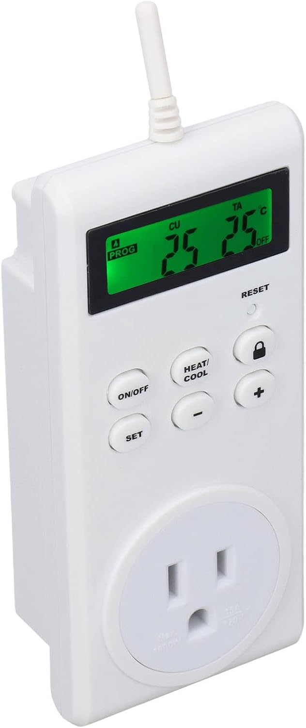 Temperature Control Outlet, Thermostat Outlet Wireless Programmable
