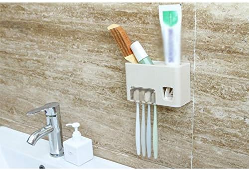 Hands Free Automatic Squeezer Toothpaste Dispenser Squeeze Out Wall Mount Bathroom Accessories image 5