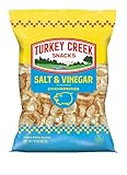 Turkey Creek - America’s Best Fried Pork Skins, offers a 12-Bag Straight Pack of its Salt & Vinegar Pork Rinds. These Pork Skin Chips(Chicharrones) are packed with Salt & Vinegar 12-2.0 oz bags.