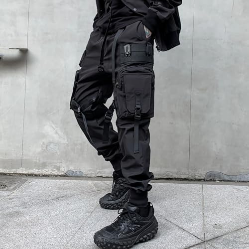 Men's Functional Style Multi Pocket Pants Techwear Punk Harem Pants Mens Cargo Jogger Pants Streetwear Pants2