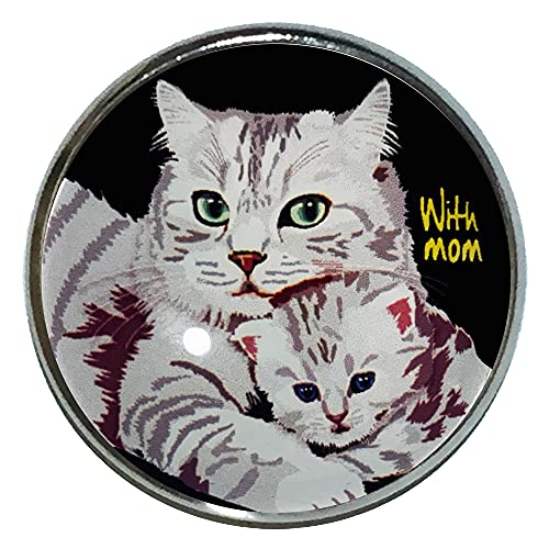 猫 ピンバッジ ママとBKピンバッチ 猫 ブローチ 猫ピン