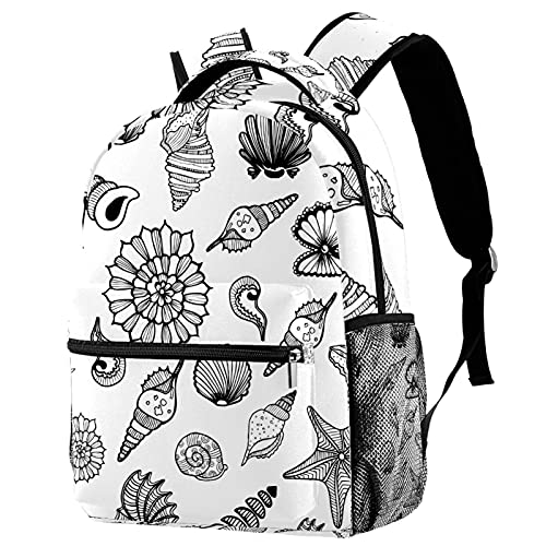 Sac à dos coquillages de plage étoile de mer pour les vacances et sorties nature des enfants