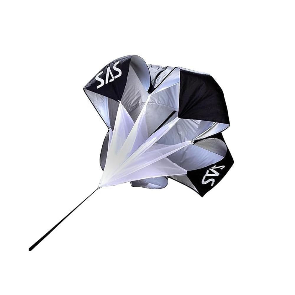 SAS SPORTS 56" Speed Running Chute | Running Parachute for Resistance Training | Parachute for Running Speed Training Fitness Training | Agility Training Equipment for Football Soccer Tennis