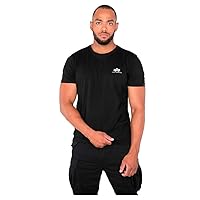 Alpha Industries Maglietta Basic T Small Logo per Uomo Black