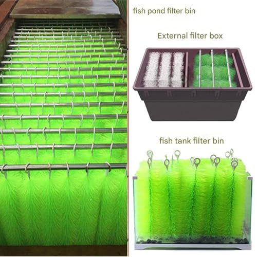 Juego de 10 Cepillos para Filtro de Estanque de Peces 30 y 50 cm miniatura 3