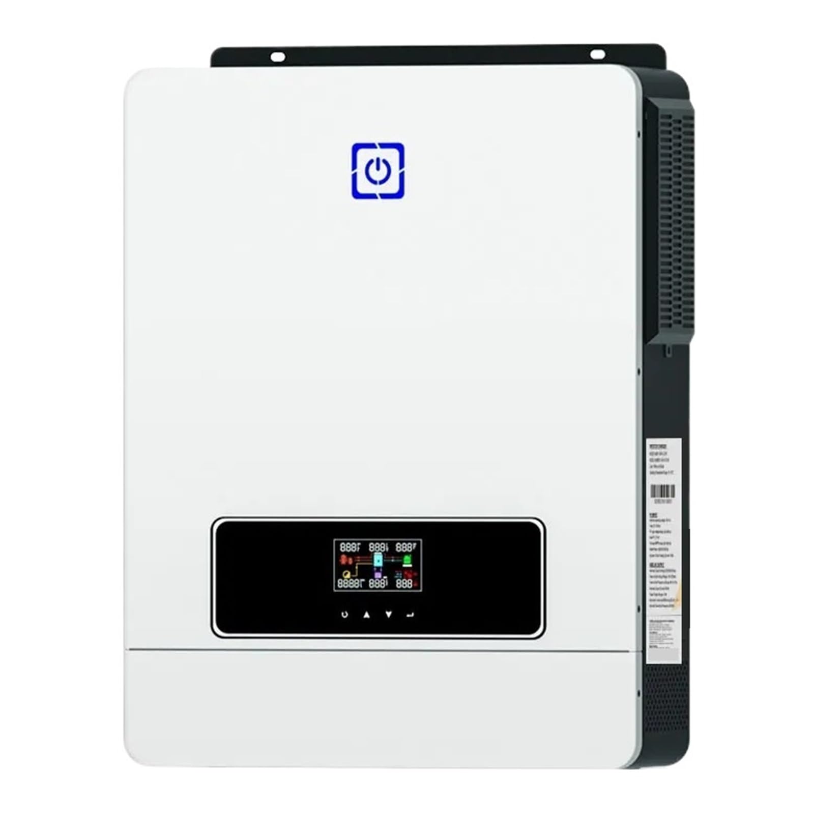 10,2KW 48V Hybrydowy Falownik MPPT 500VDC 160A Podwójne Wejście Fotowoltaiczne Czysta Fala Sinusoidalna Solarny Dwa Wyjścia Obciążenia Szerokie Zastosowanie