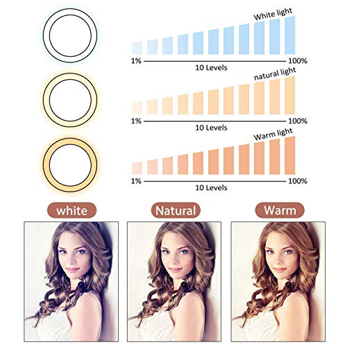 UBeesize Selfie Ring Light with Tripod Stand