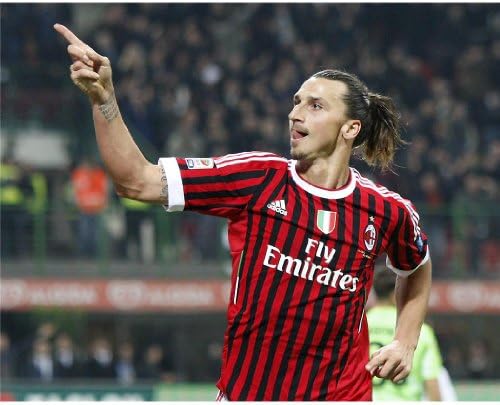Monty Arts Zlatan Ibrahimovic Poster by Silk Printing # Size About (75cm x 60cm, 30inch x 24inch) # Unique Gift # 969F07