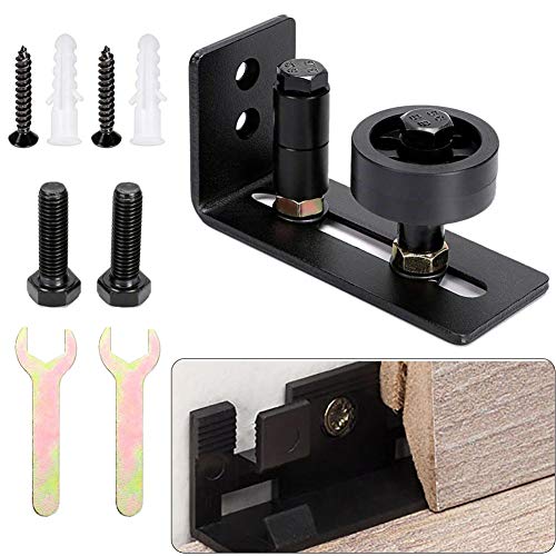 Preisvergleich Produktbild knowledgi Schiebetür Bodenführung Verstellbare Boden Rollenführung Mit Schrauben, 8 Mögliche Varianten Für ALLE Stalltüren, Perfekt Geeignet Für Alle Schiebetür