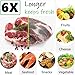 200 Pcs Vacuum Sealer Bags Food Saver Bag 2 Sizes (6