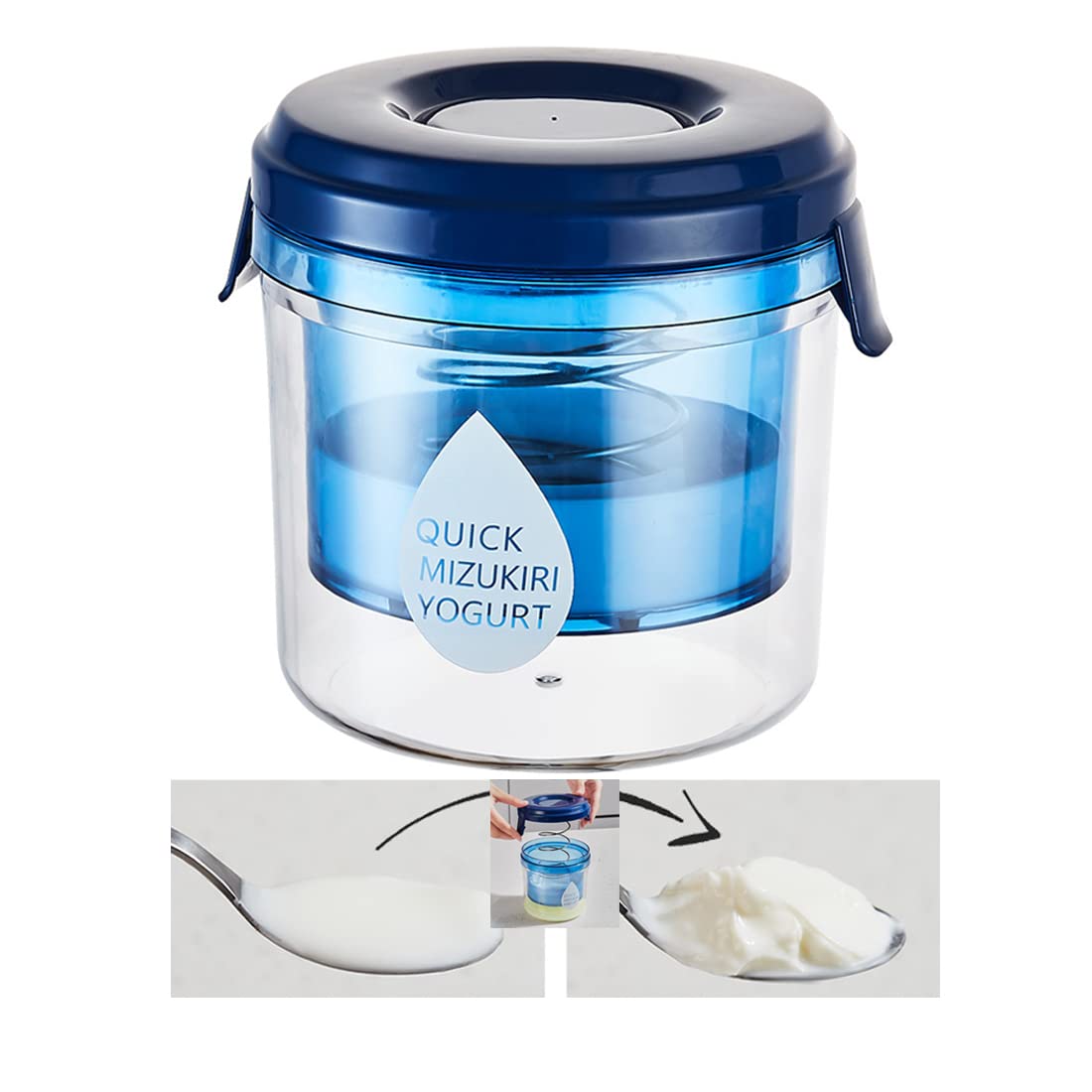 Greek Yogurt Strainer Maker - Yogurt Cheese Maker Machine - Juice Food Nut Milk Strainer Filter - Curd Maker - Kitchen Gadgets Accessories Tools