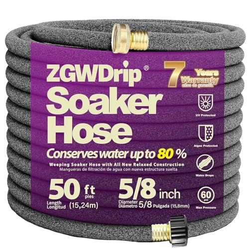 10 Best Rated Soaker Hoses for Efficient Garden and Lawn Irrigation ZGWDrip 5/8
