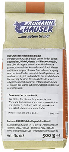 ErdmannHAUSER demeter Bulgur aus Dinkel | heimische Reisalternative | 500g