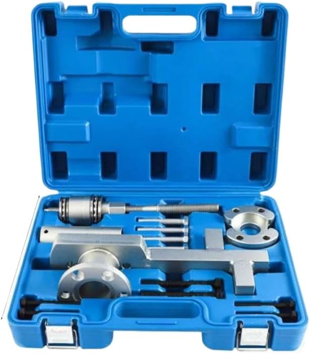 Crankshaft Pulley Removal Install Tool Strength Steel Puller Remover Kit Compatible with Ftype XE XF XKR