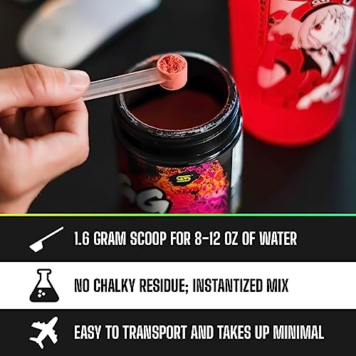 Gamer Supps GG.AMZ Gg Energy Dragonfruit Punch (100 Servings) - Keto Friendly Gaming Energy And Nootropic Blend, Sugar Free + Organic Caffeine + Vitamins + Immune Support, Powder Energy Drink thumb #3