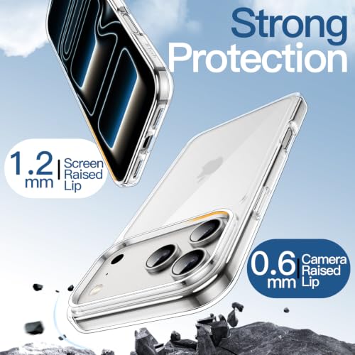 Image of JETech Clear Back Bumper Cover Case for iPhone New Pro Max, Clear