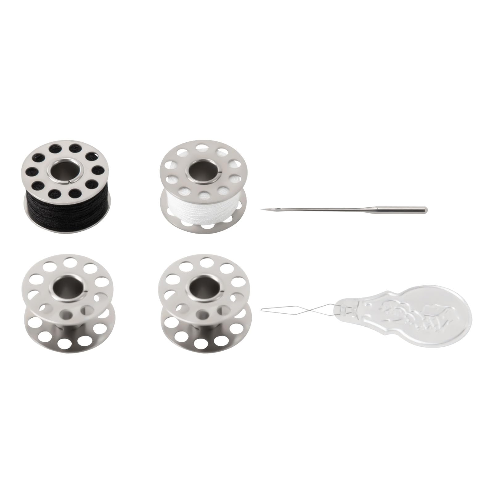 Mini máquina de coser para principiantes con 5 puntadas y luz LED | Mini máquina de coser ligera con 5 tipos de puntadas para principiantes, incluye luz LED y pedal para coser con precisión