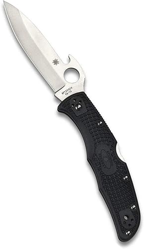 Spyderco Endura 4 Signature Cuchillo con hoja de acero VG-10 de 3.80 pulgadas con abridor Emerson y mango FRN - PlainEdge - C10PGYW