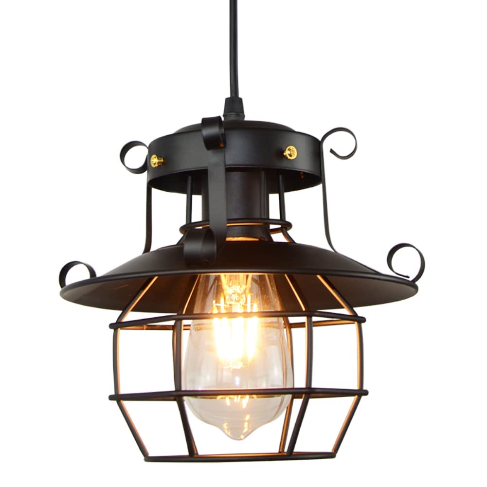 Vintage Ceiling Lights Led Ceiling Lamp Loft Iron Cage Fixtures Home Decoration Lighting for Living Room Without Bulb