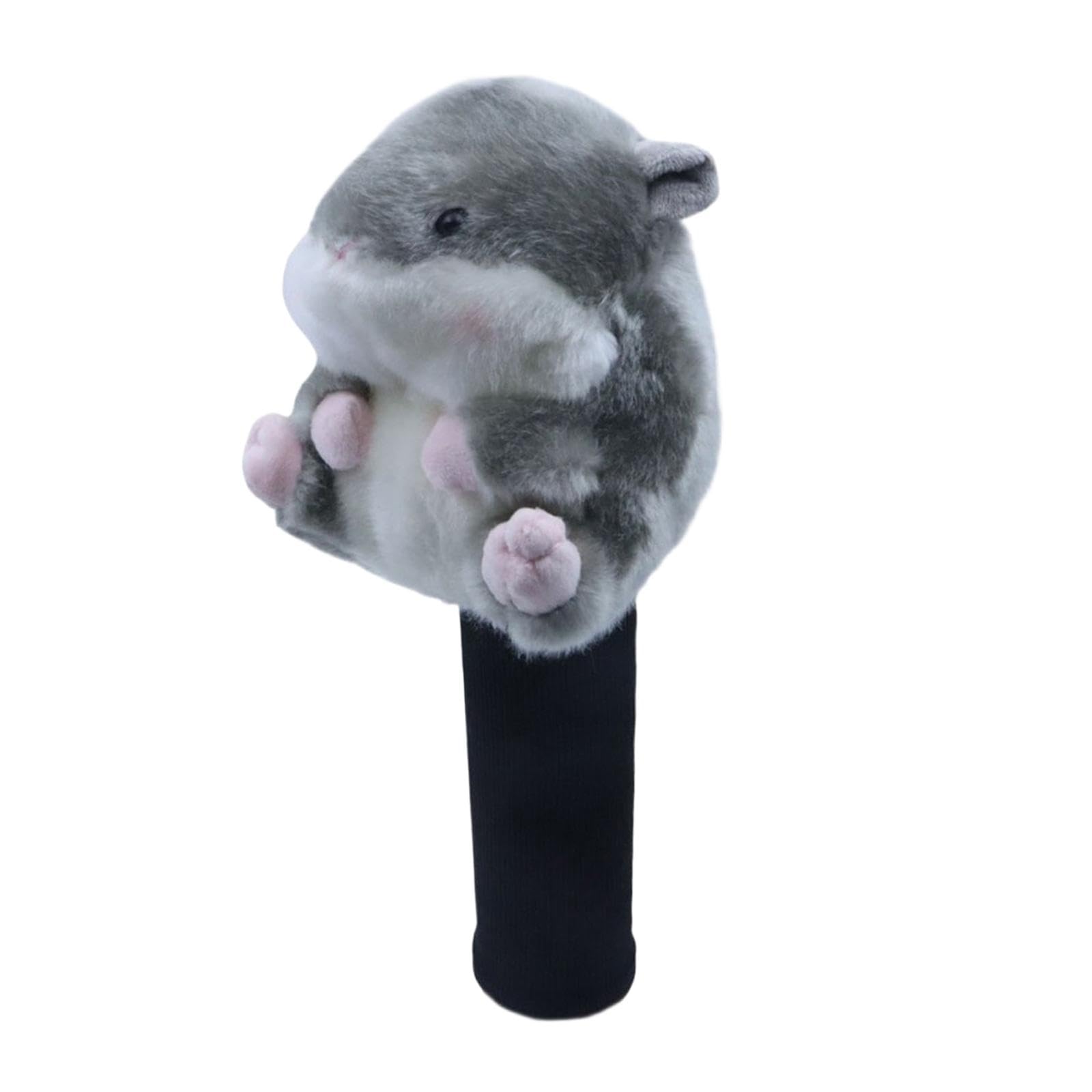 Colcolo Golf Head Covers, Plush Golf Club Headcover Animal Wood Driver Head Cover Replacement Sleeve Funny Fairway Wood Headcover Novelty Accessory Novel Golfing Gifts, Fairway Wood Hamster — image 1