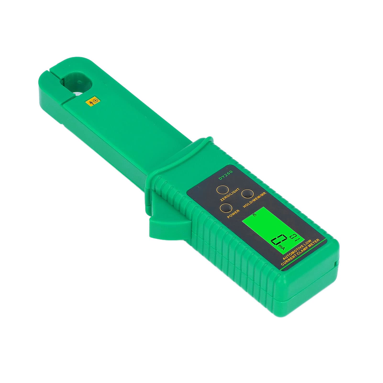 Fabater Pinza Amperometrica, 0mA 60A Tester di Corrente di Dispersione Portatile Senza Contatto e Anti-interferenza, Pinza Amperometrica AC DC a Bassa Corrente con 99 Set di Archiviazione Dati per il