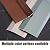BIUBPW Cuttable Floor Transition Strip 36in Aluminium Floor Edging Trim Strip, 3in Wide Threshold Reducer for Doorways, Uneven Floors Transition(Black,100cm/40in)
