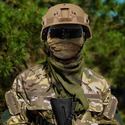 image for VPZENAR Airsoft Helmet, MICH Tactical Helmet,Airsoft Balaclava Mask,Ai